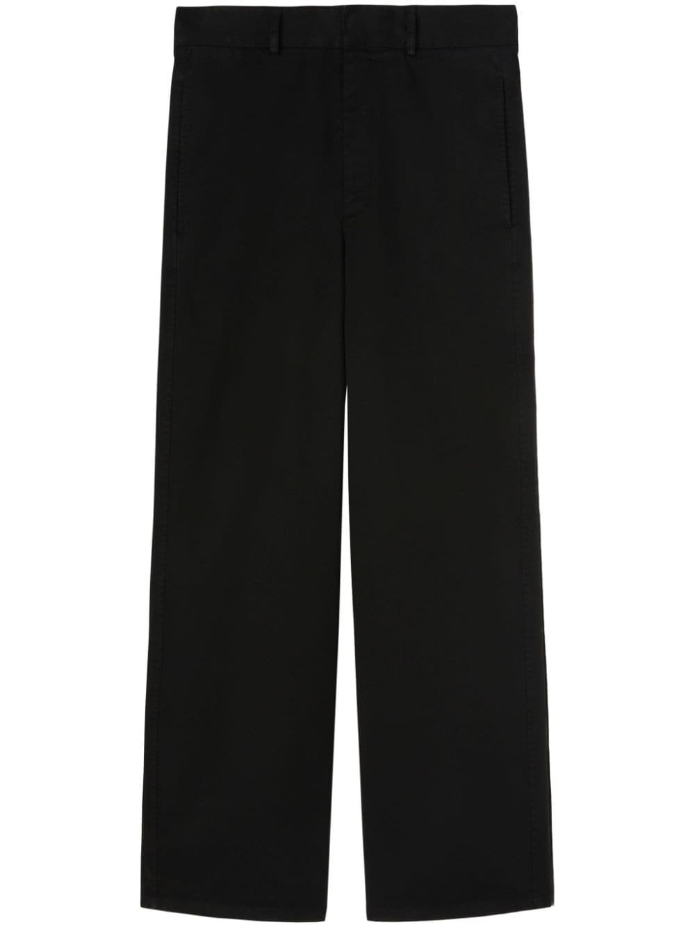 monogram straight-leg trousers - 1