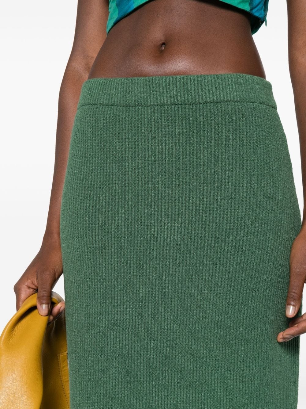 Kyara ribbed midi skirt - 5