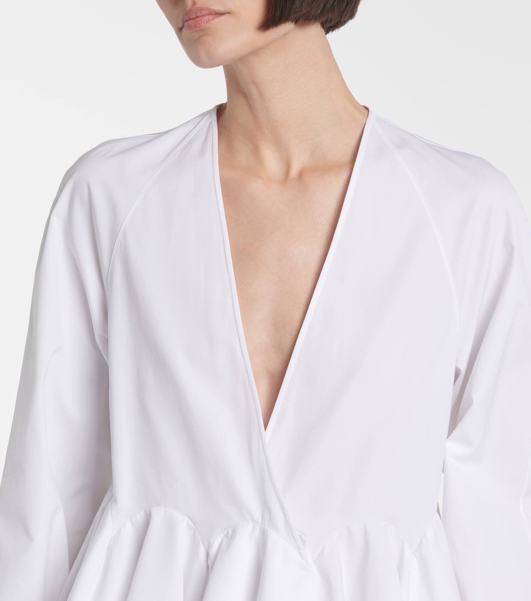 Flare cotton blouse - 4
