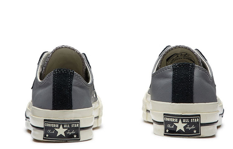 Converse (WMNS) Converse Chuck 1970s Leather Low Top Grey Black 566137C outlook