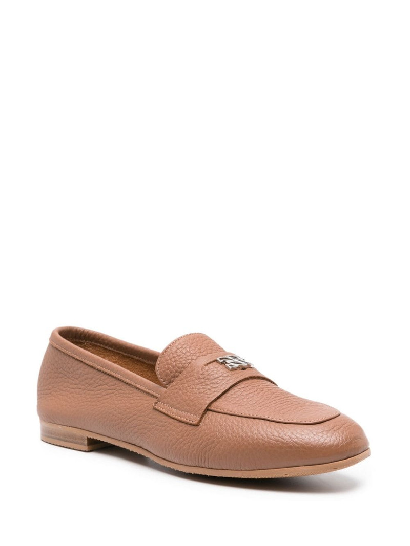 CASADEI Antilope leather loafers outlook