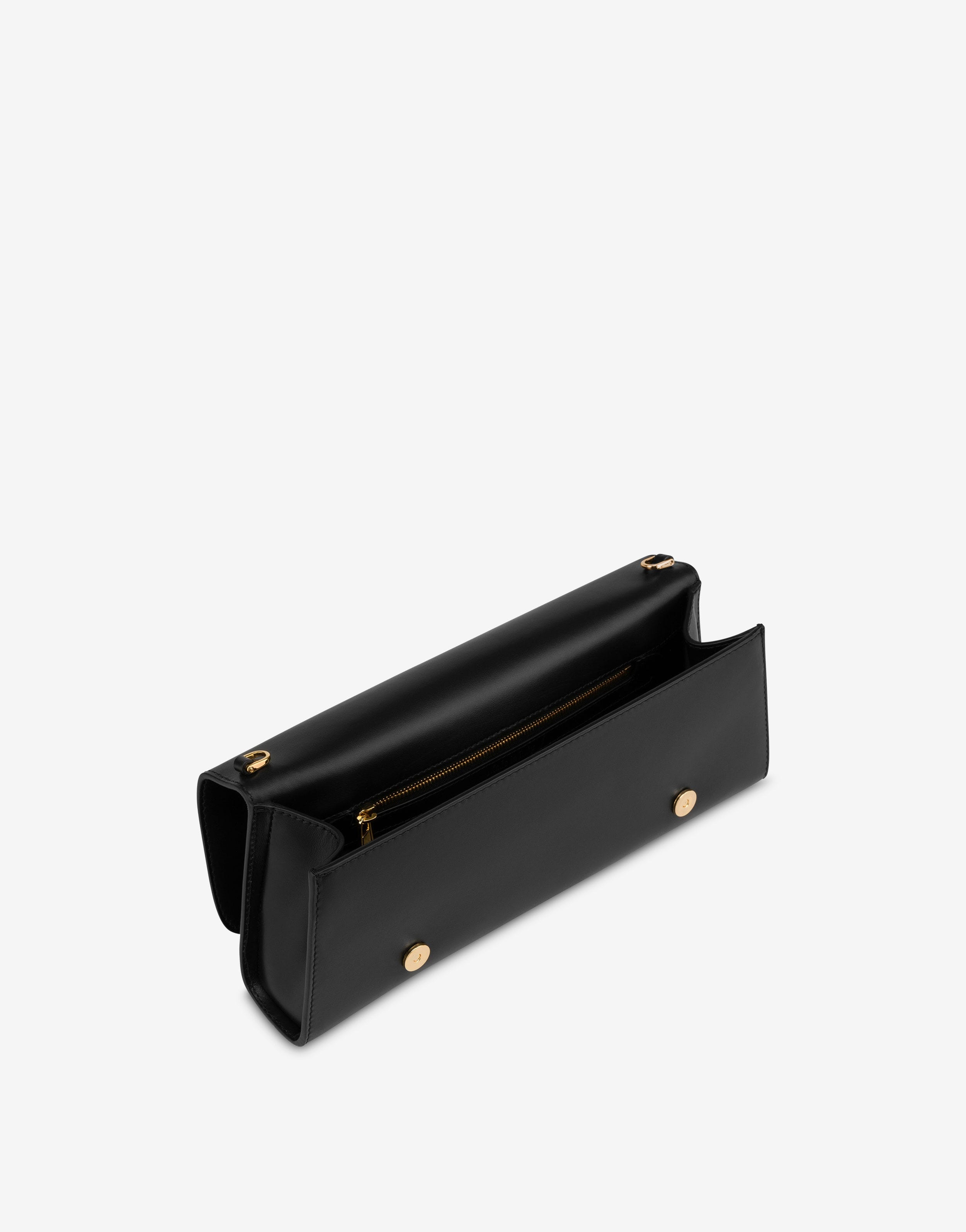 CRYSTAL LETTERING LOGO MAXI CLUTCH - 3