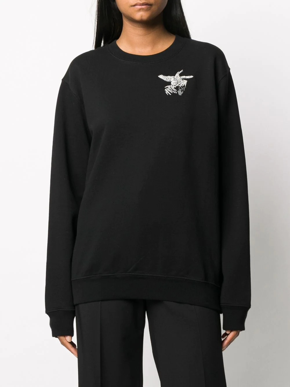 Birds Arrows print sweatshirt - 3