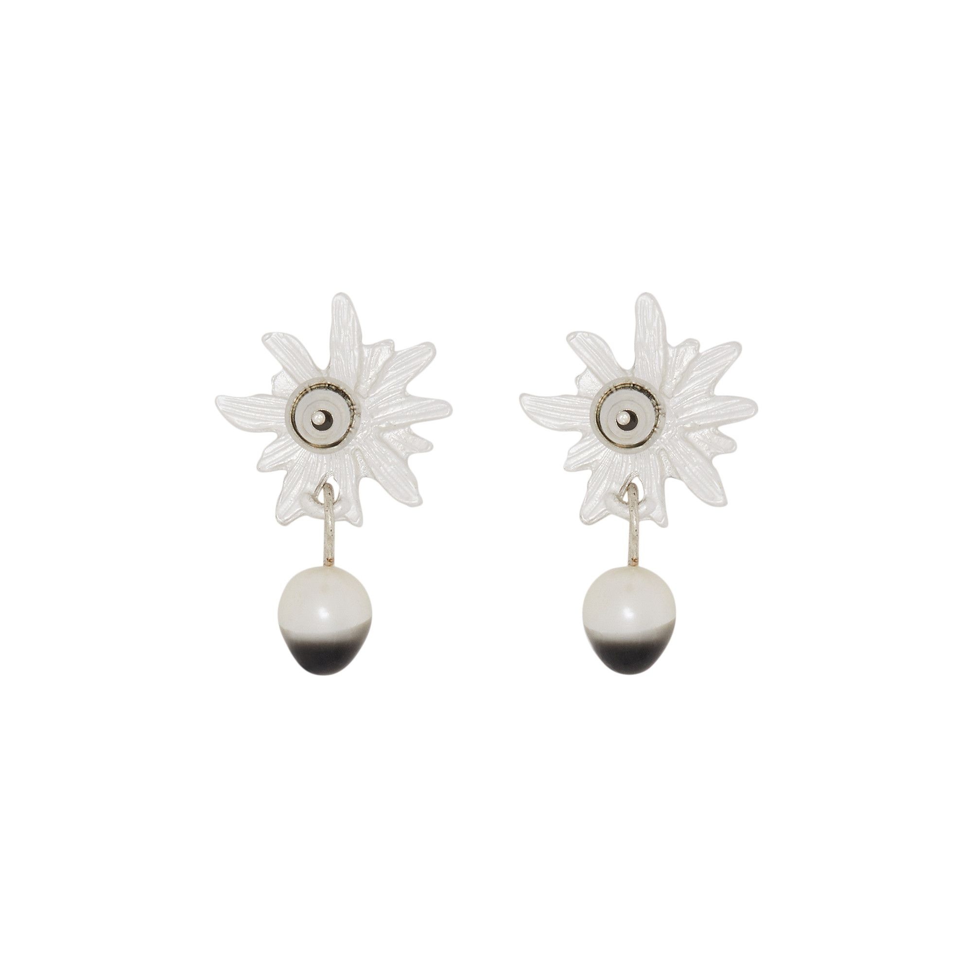 Ottolinger Dipped Edleweiss Earring 'Black' - 2