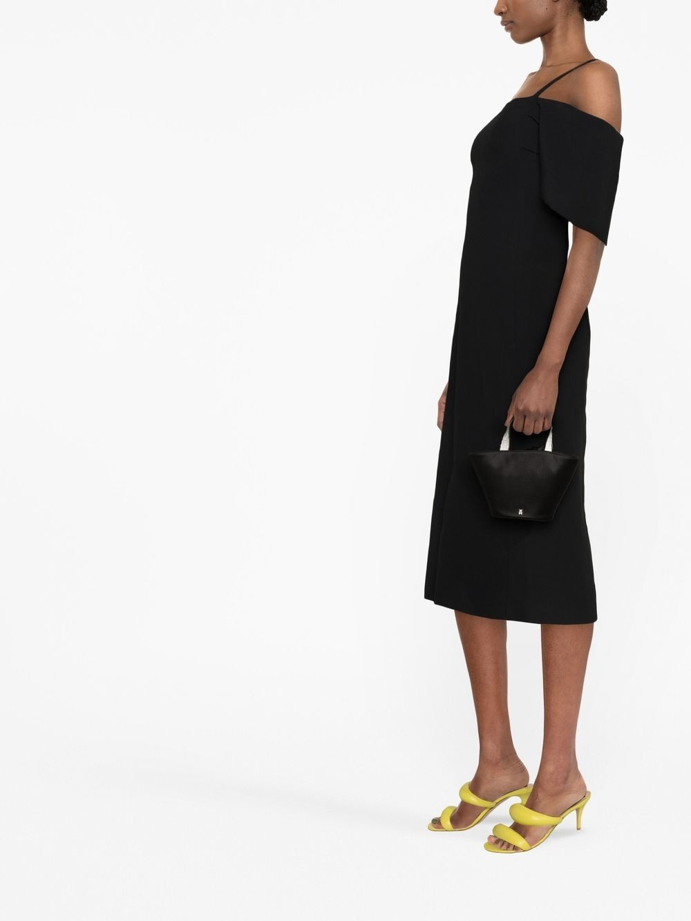 off-shoulder midi dress - 3