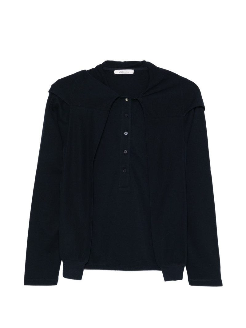 Sporty Romance buttoned top 1