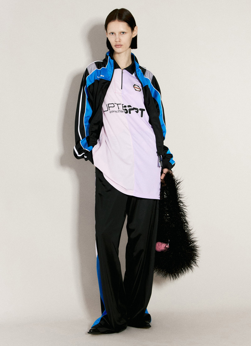 Martine Rose Half And Half Football Top outlook