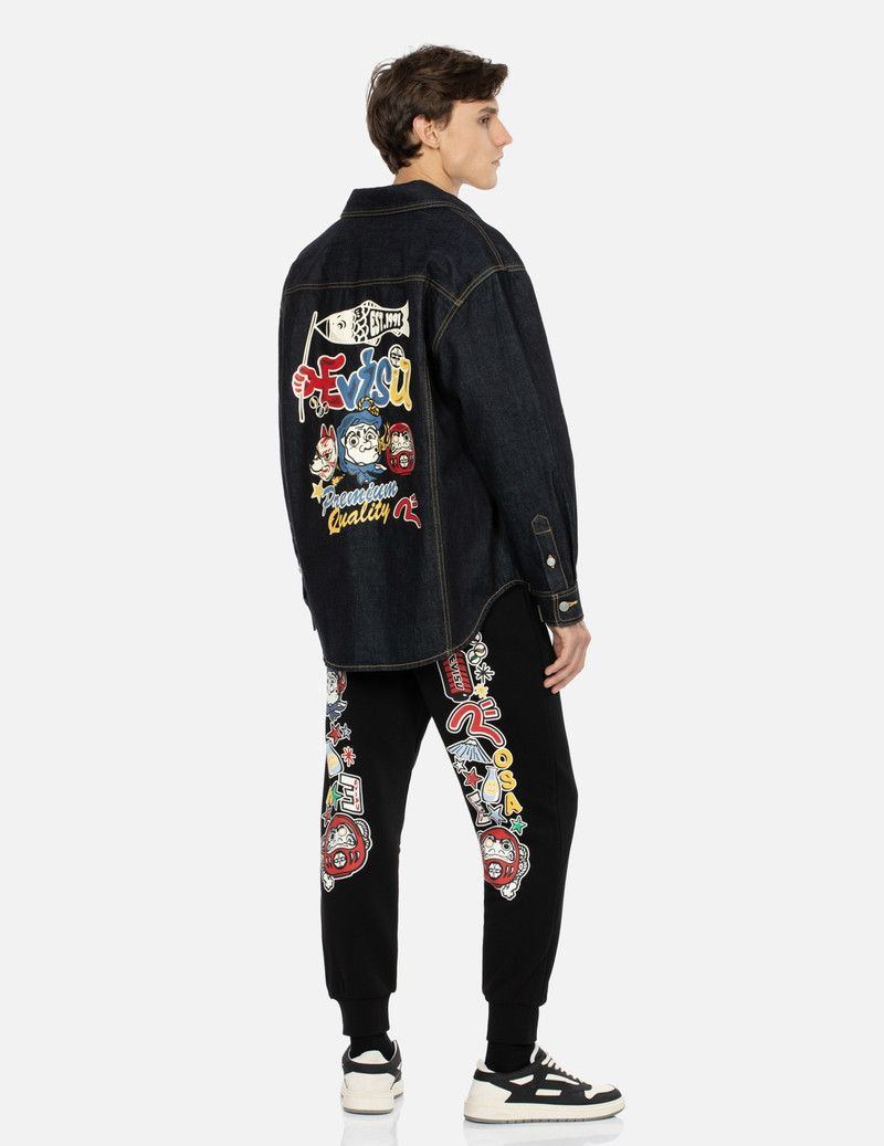 HYOTTOKO FESTIVAL DAICOCK PRINT REGULAR FIT SWEATPANTS 3