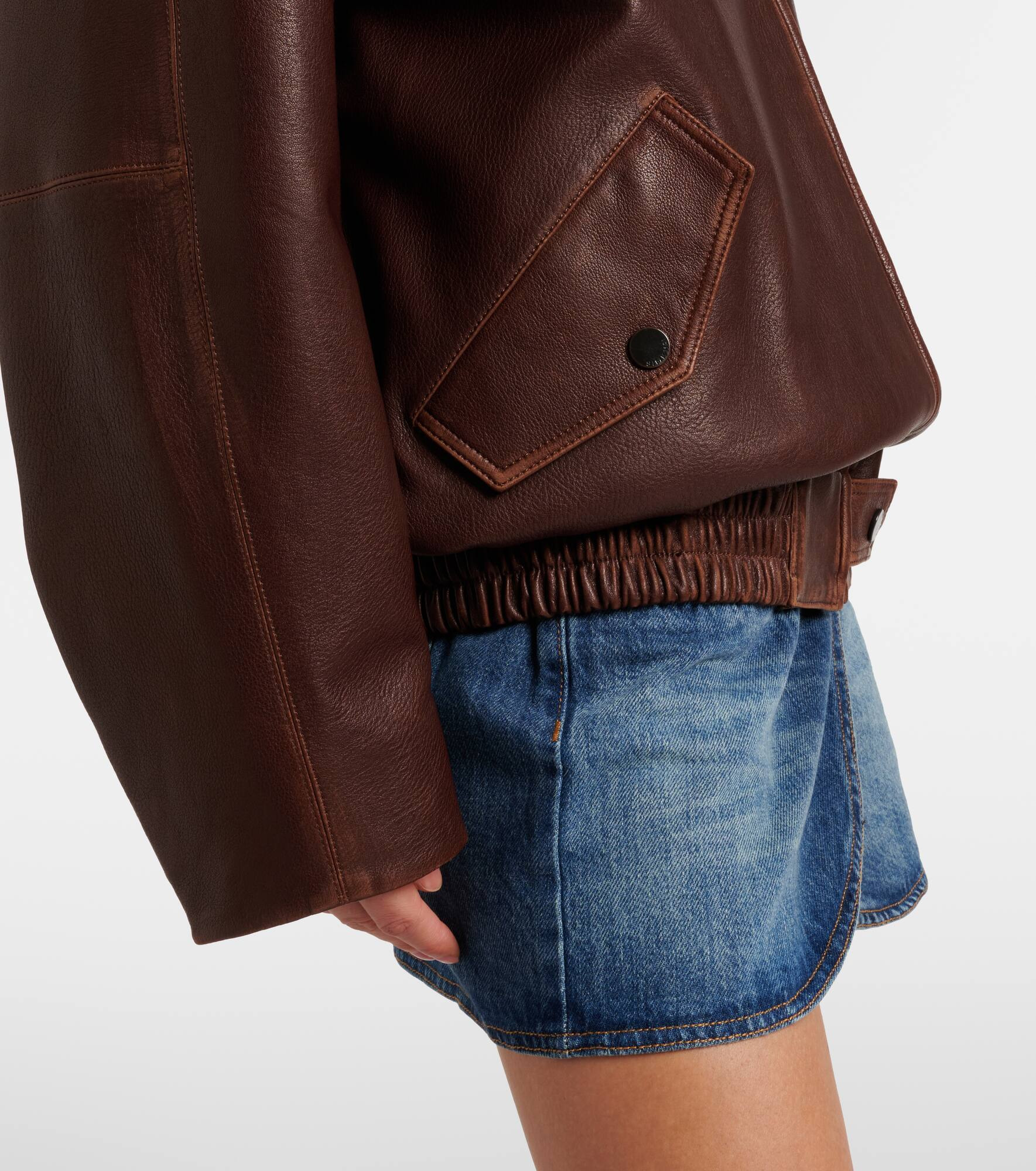 Huntington leather jacket - 5