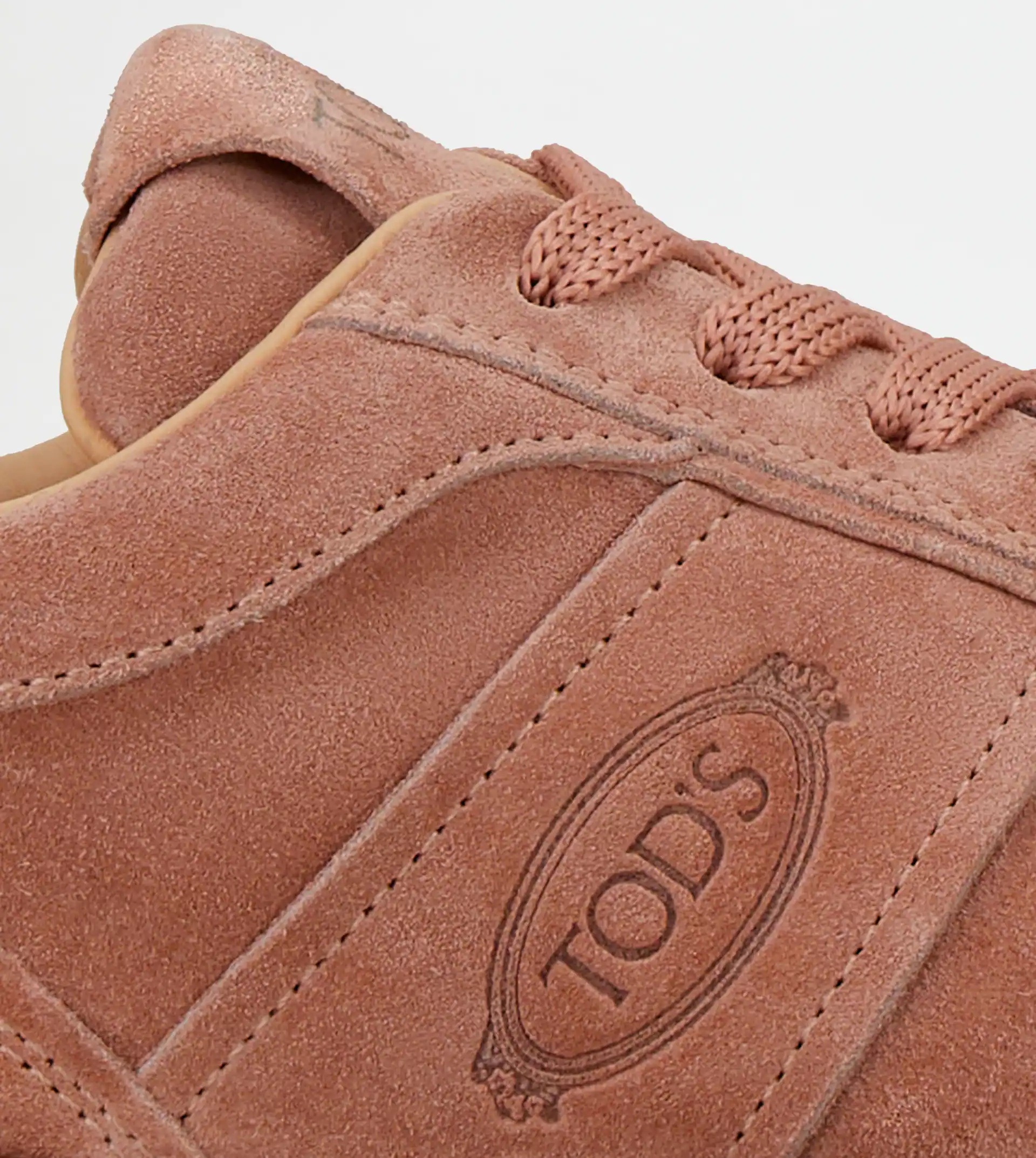 TOD'S TABS SNEAKERS IN SUEDE - PINK - 4