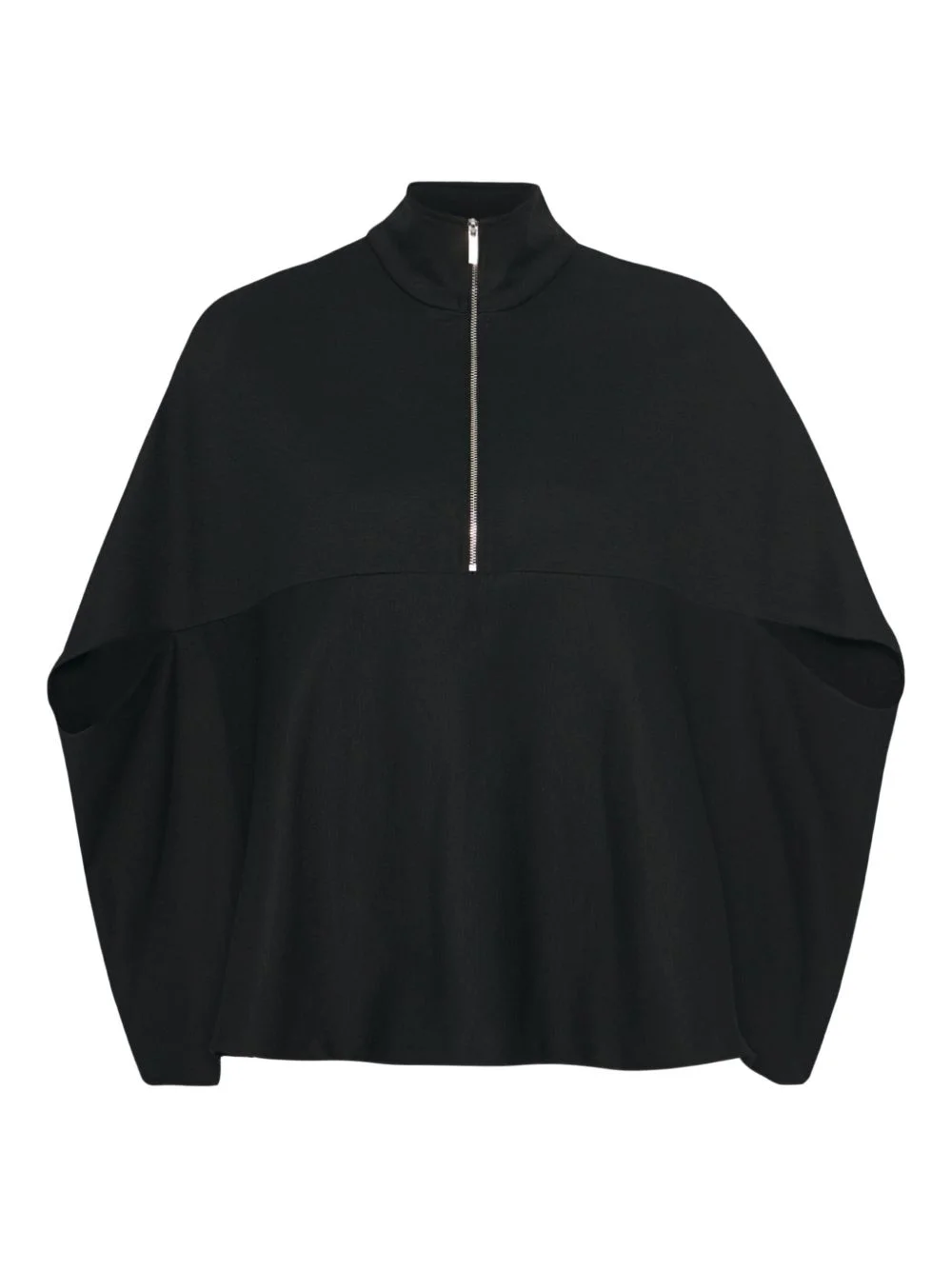 zip-up cocoon top - 1