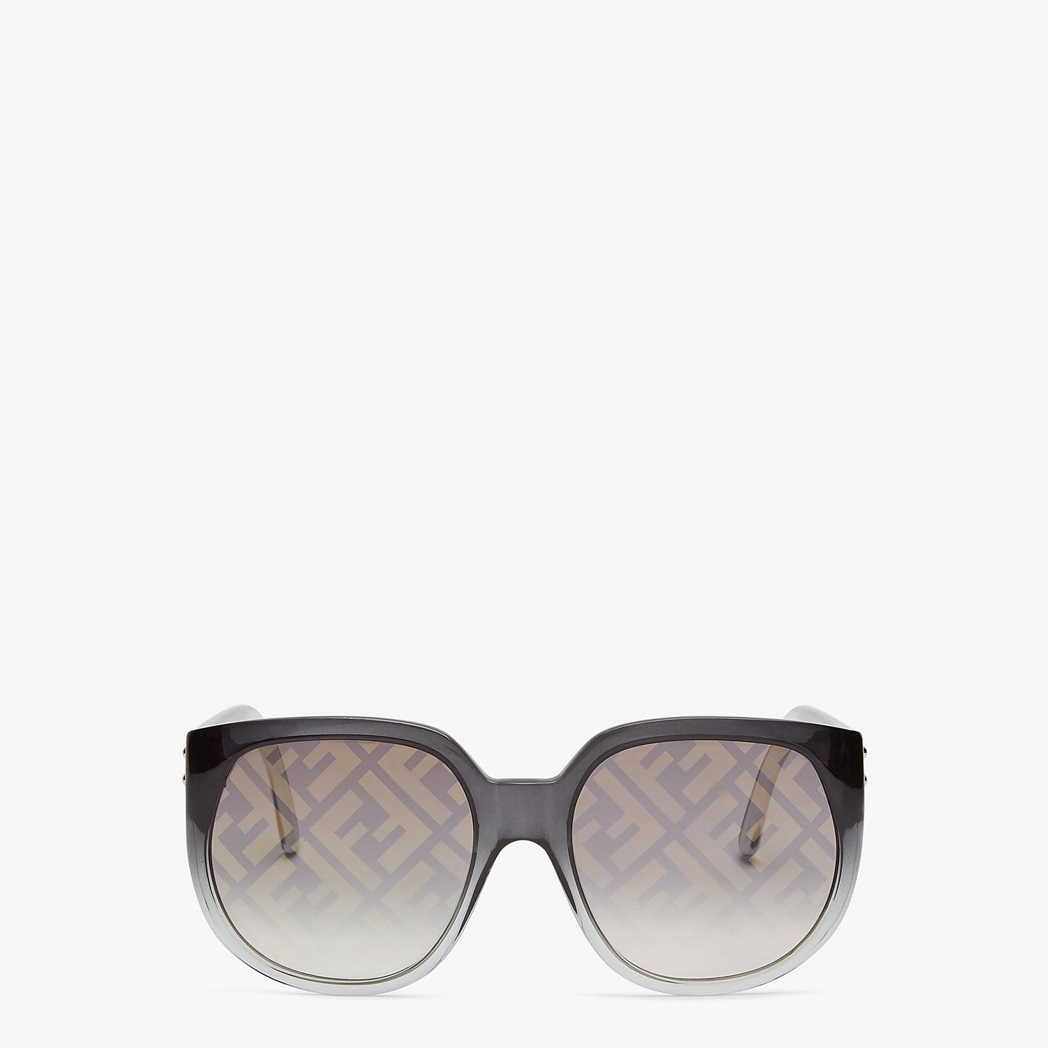 Gradient effect injection-moulded sunglasses with FF logo - 1