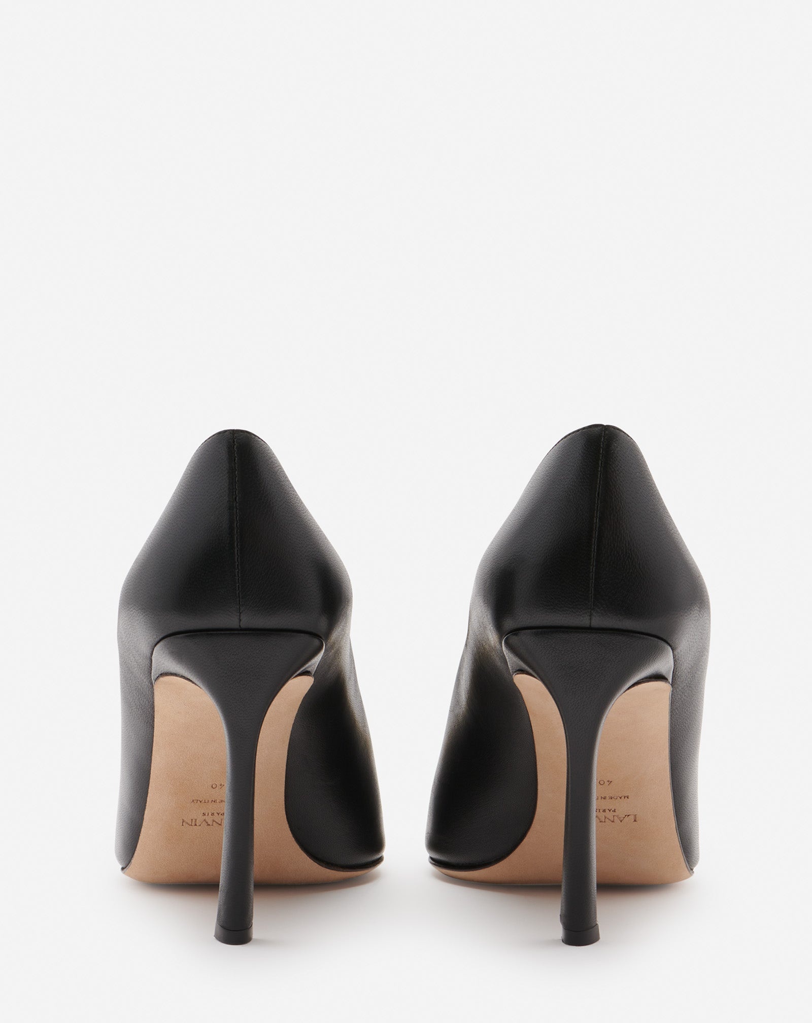 LEATHER SWING PUMPS WITH SEQUENCE BY LANVIN JEWEL - 4