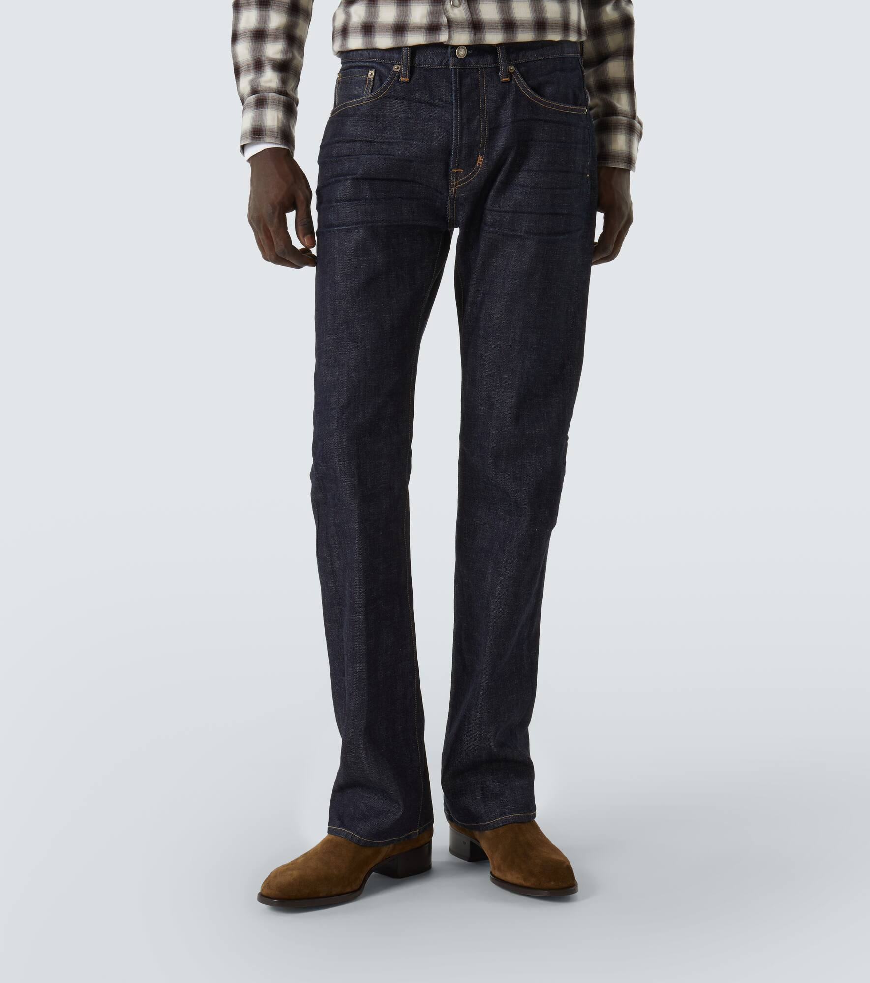 Mid-rise bootcut jeans - 3