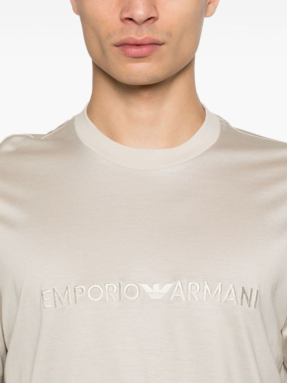 Embroidered logo t-shirt - 3