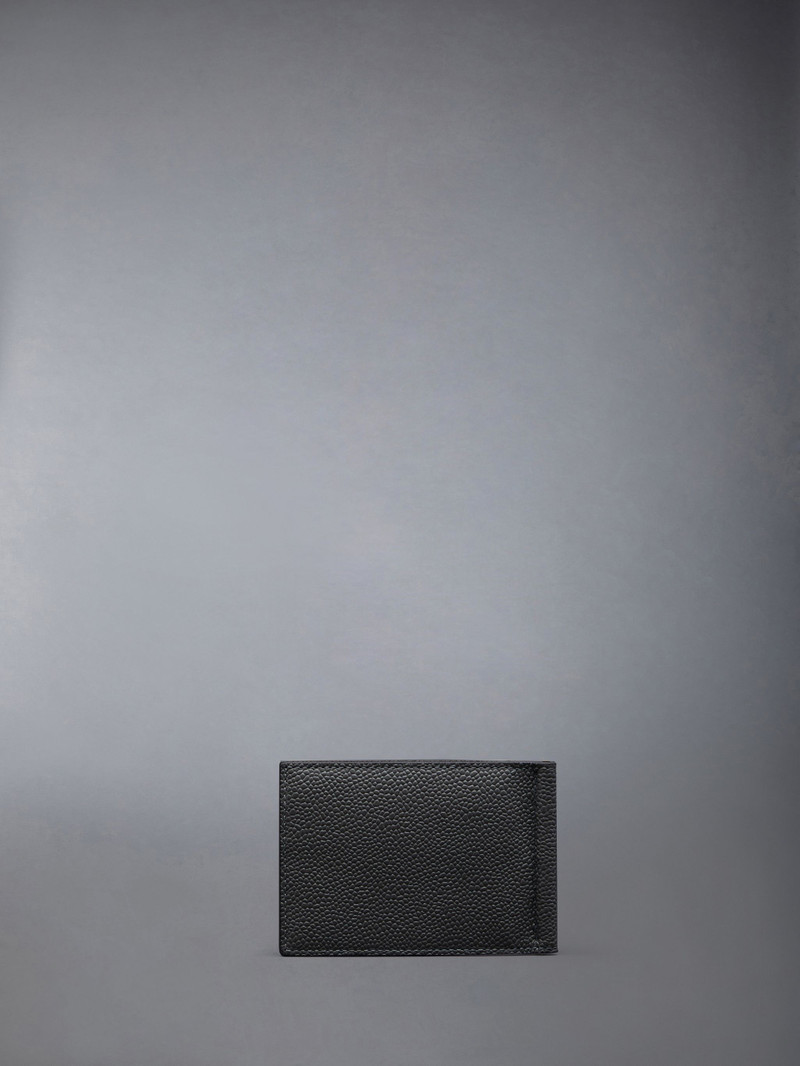 Thom Browne Pebble Grain Leather Money Clip Wallet outlook