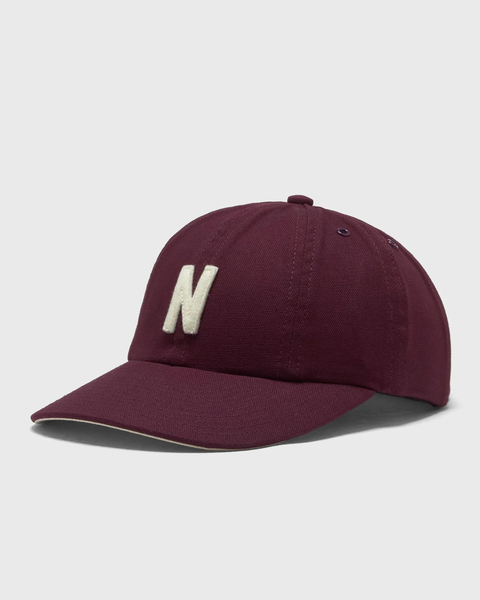 Light Canvas Felt N 8 Panel Cap - 1