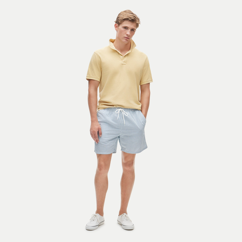 6'' swim trunk in seersucker 3
