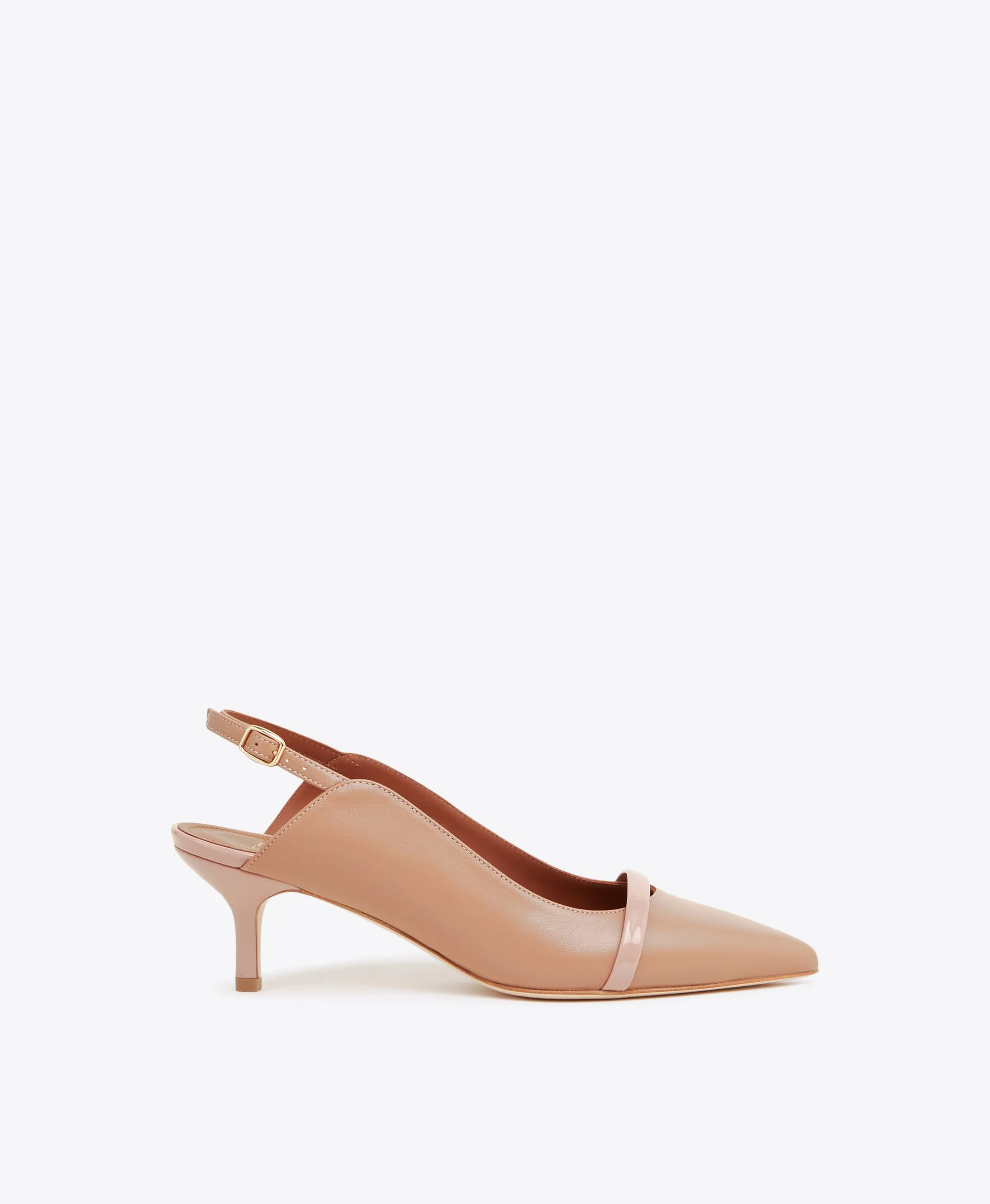 Marion 45 Blush Leather Slingbacks - 1