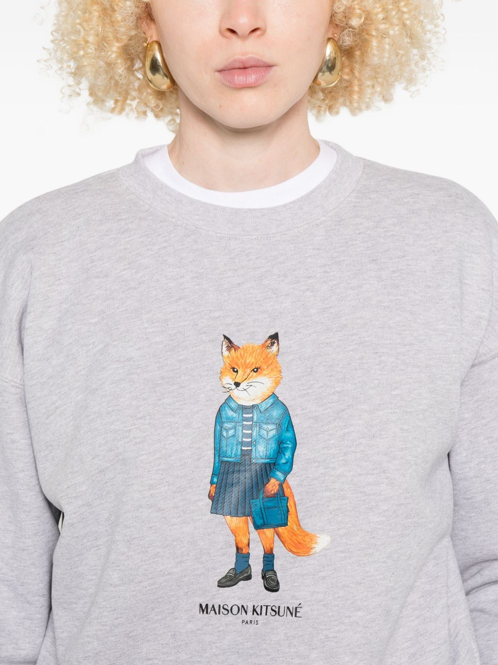 Dressed Fox print sweatshirt - 5