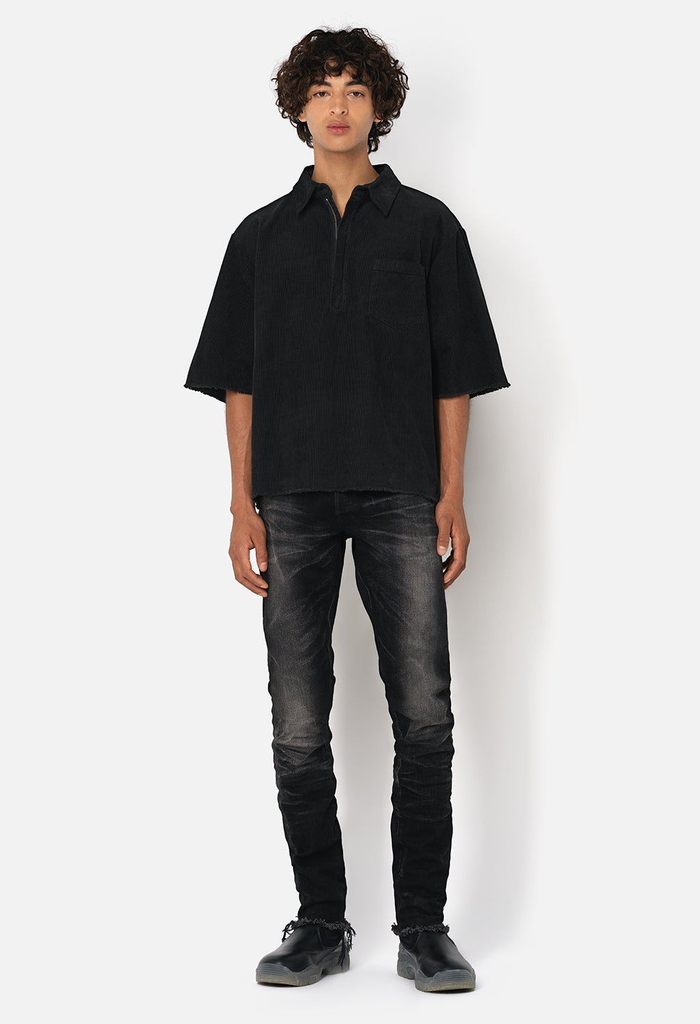 TALLADEGA CORDUROY HALF ZIP - 4