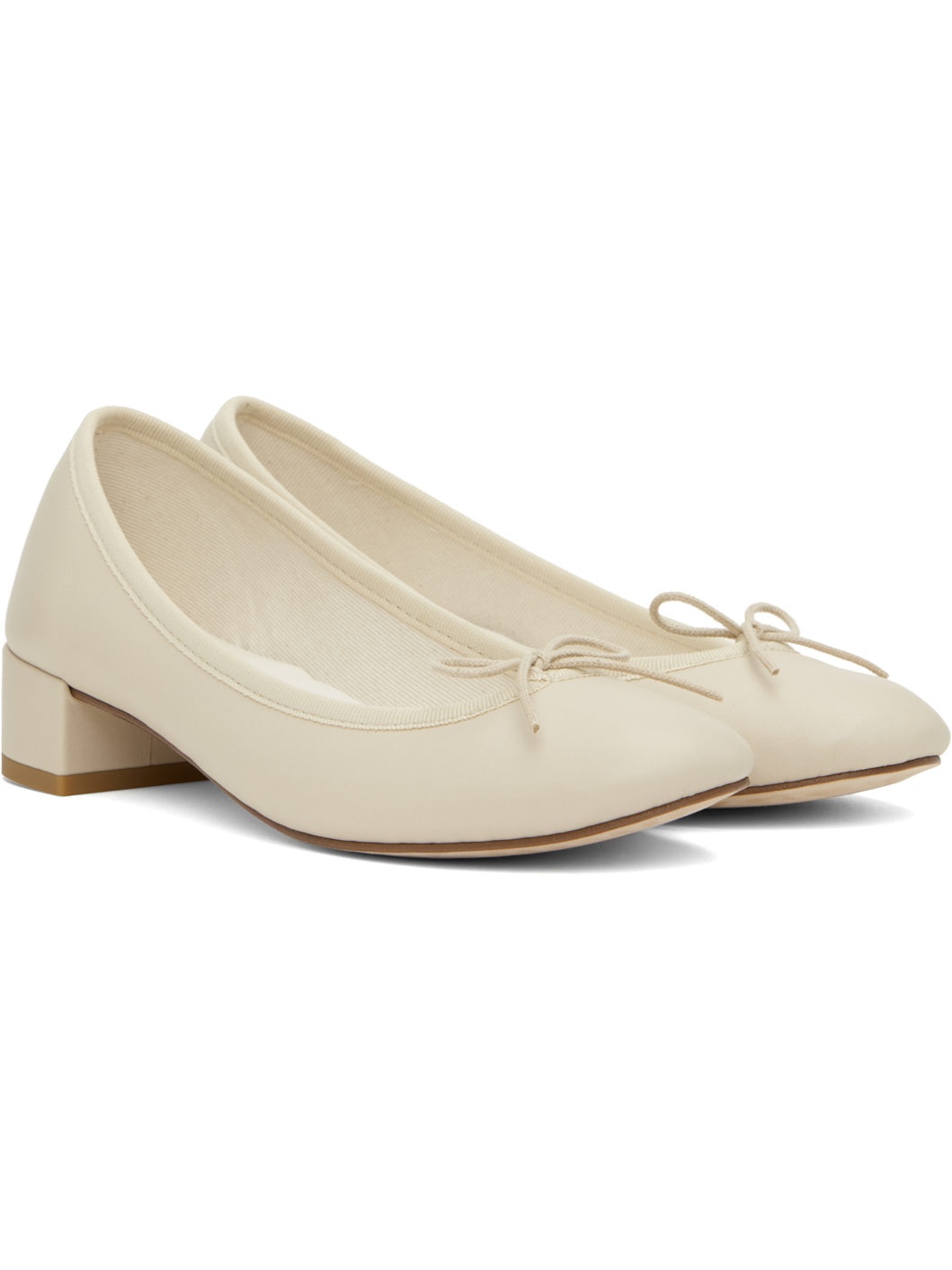 Beige Camille Heels - 4