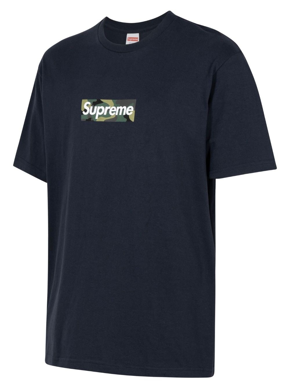 box logo cotton T-shirt - 3