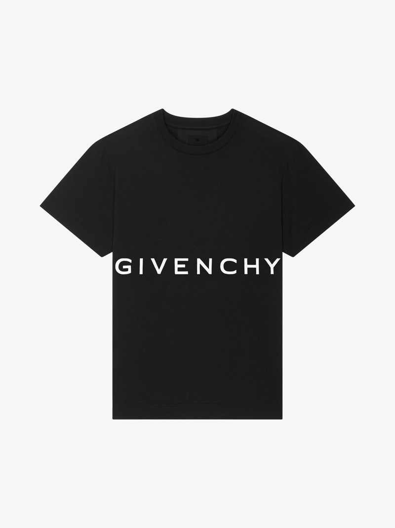 GIVENCHY 4G SLIM FIT T-SHIRT IN COTTON - 1