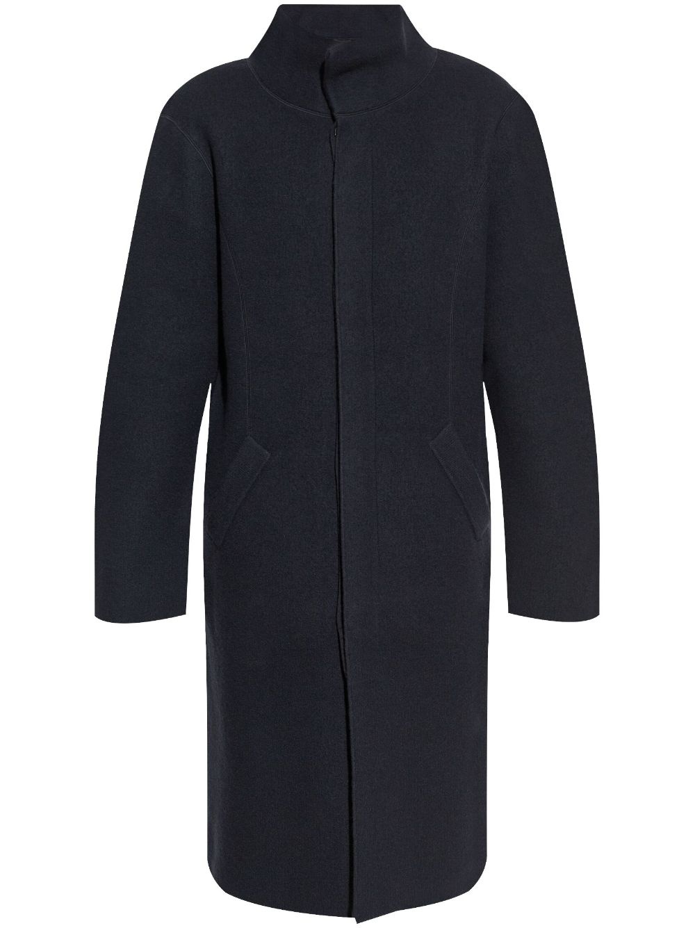 concealed-fastening coat - 1