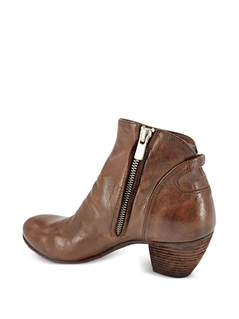 50mm Chabrol side-zip leather ankle boots 3