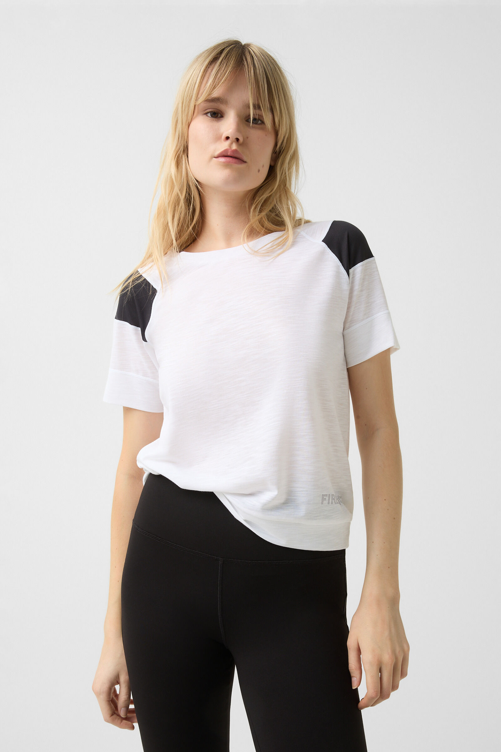 Helene shirt in White/black - 2