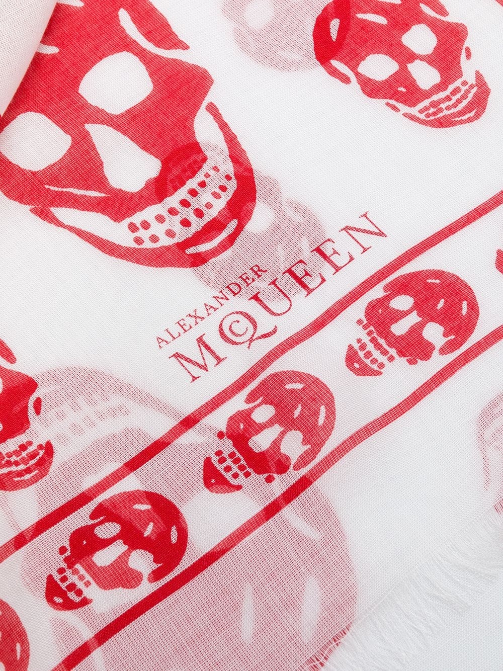 skull print scarf - 3