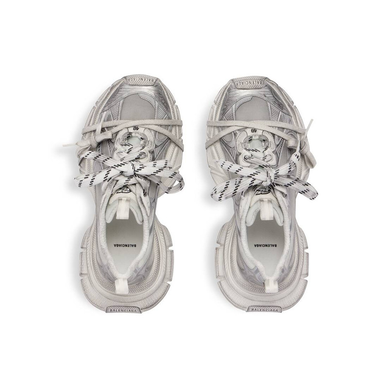 Women's 3xl Summer Mesh Sneaker in White/silver 6