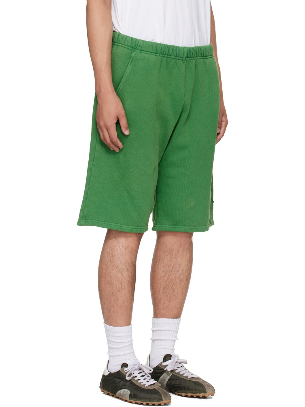 Green Heavyweight Utility Shorts - 2
