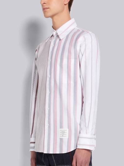 Thom Browne Multicolor Fun-Mix Striped Oxford Straight Fit Shirt outlook