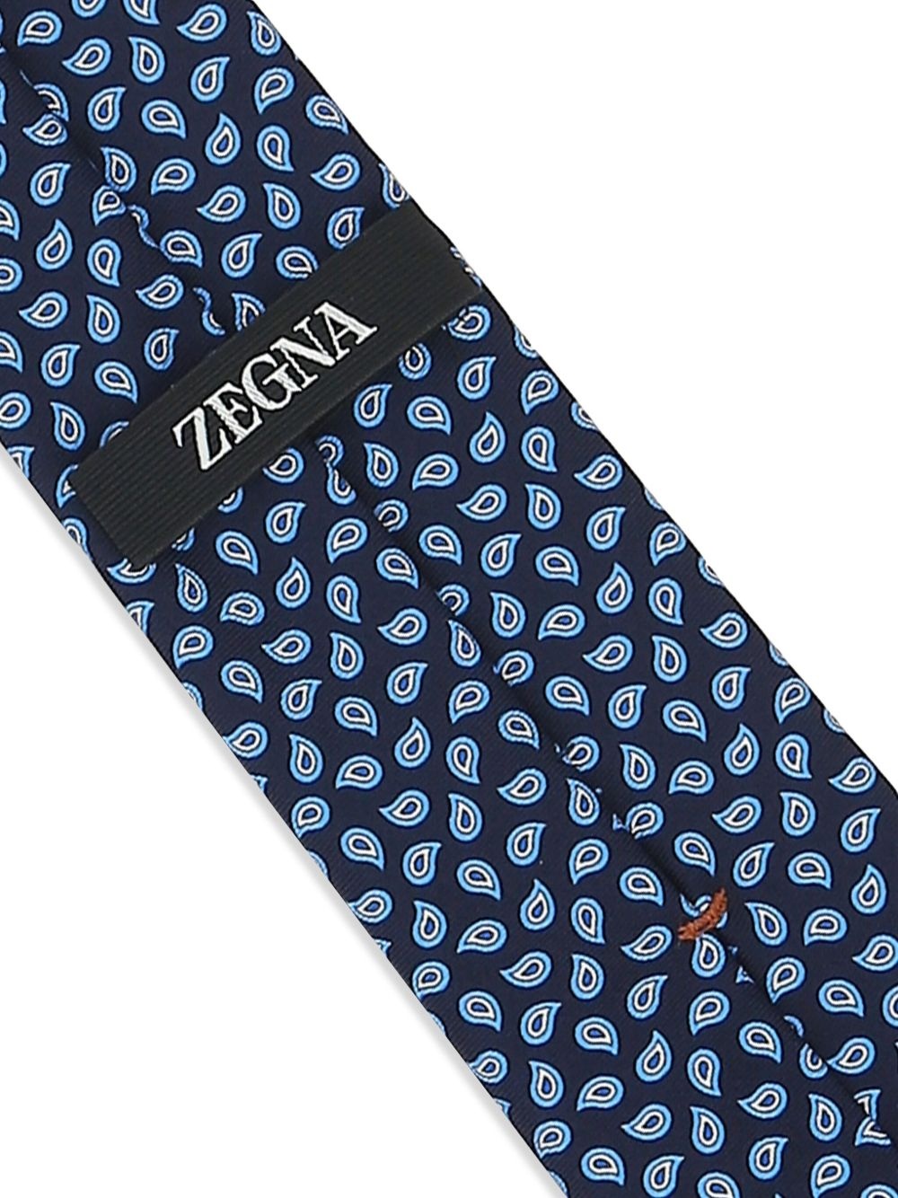 patterned-jacquard silk tie - 2