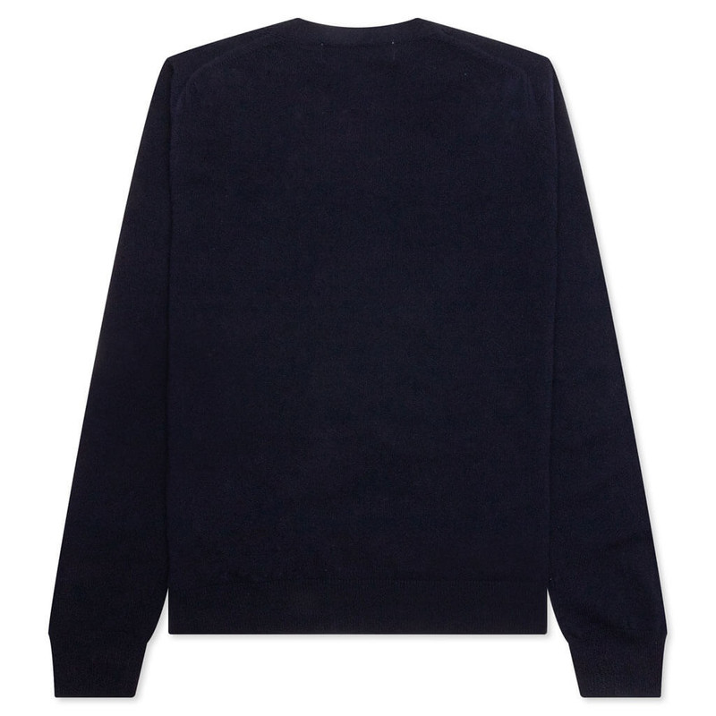 Comme des Garçons PLAY COMME DES GARCONS PLAY X THE ARTIST INVADER BUTTON CARDIGAN - NAVY outlook
