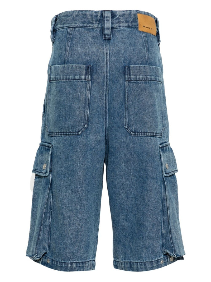 Isabel Marant Tejelo denim cargo shorts outlook