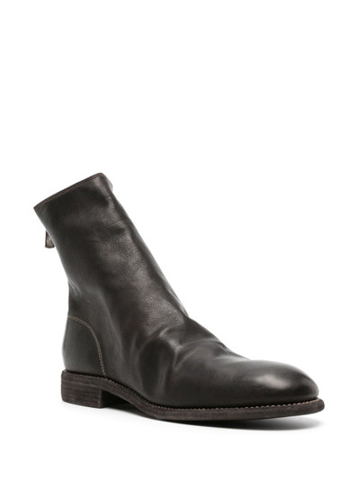 Guidi 986 zip-up leather boots outlook
