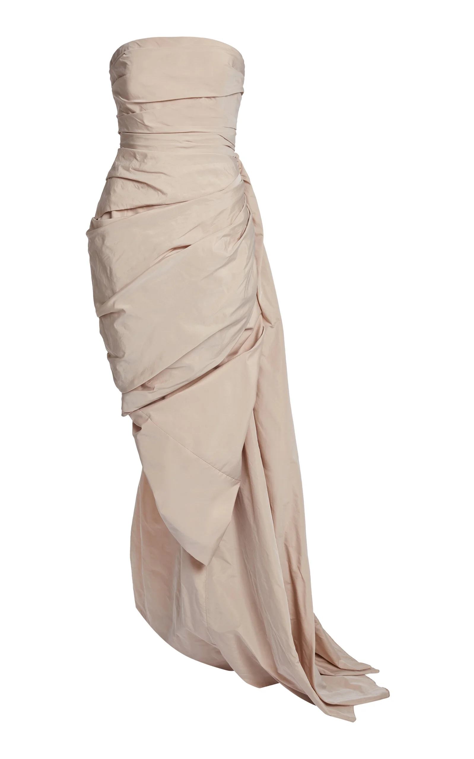Taffeta Maxi Dress neutral - 1