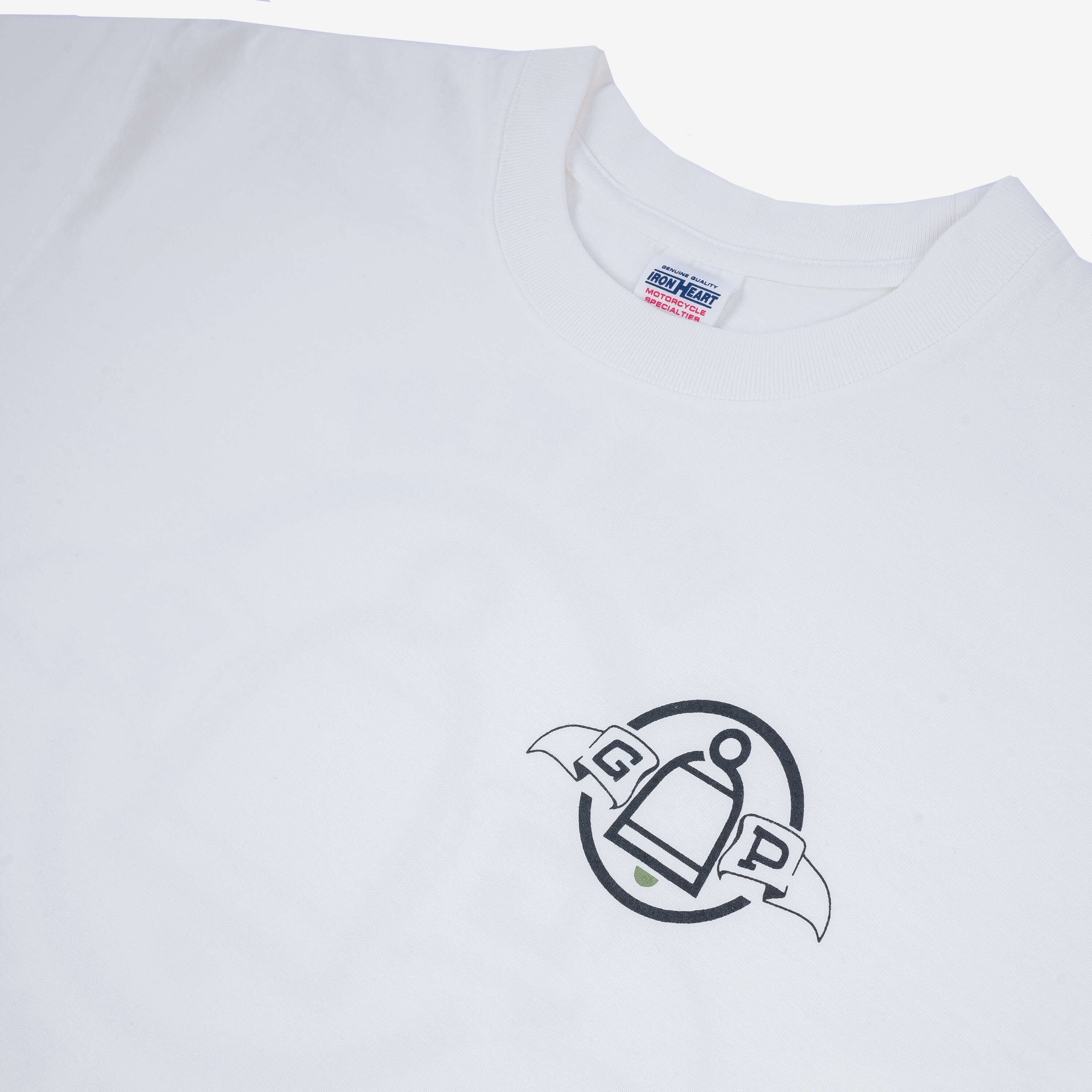 IHPT-GP-WHT 7.5oz Guilty Party Printed Loopwheel Crew Neck T-Shirt - White - 7