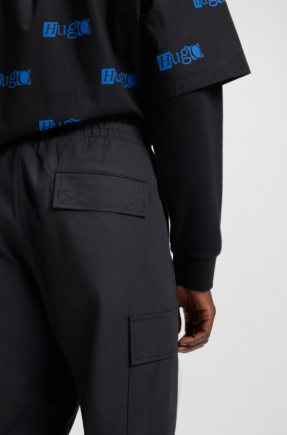 RELAXED-FIT CARGO TROUSERS IN RIPSTOP COTTON - 5
