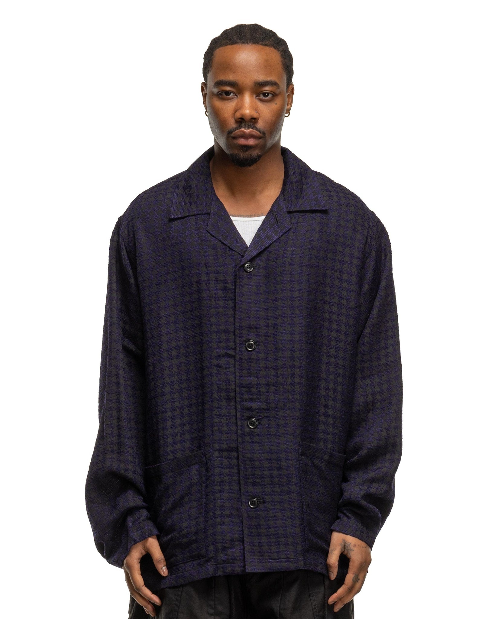 L/S Cabana Shirt - R/AC Mall Jq. Houndstooth - 4