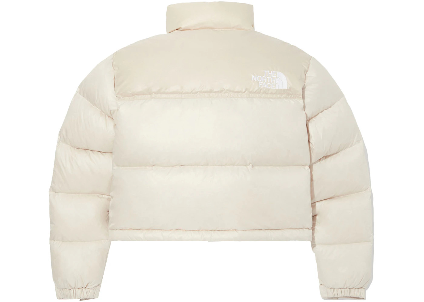 The North Face Women's Nuptse Short Jacket Sand Shell - 2