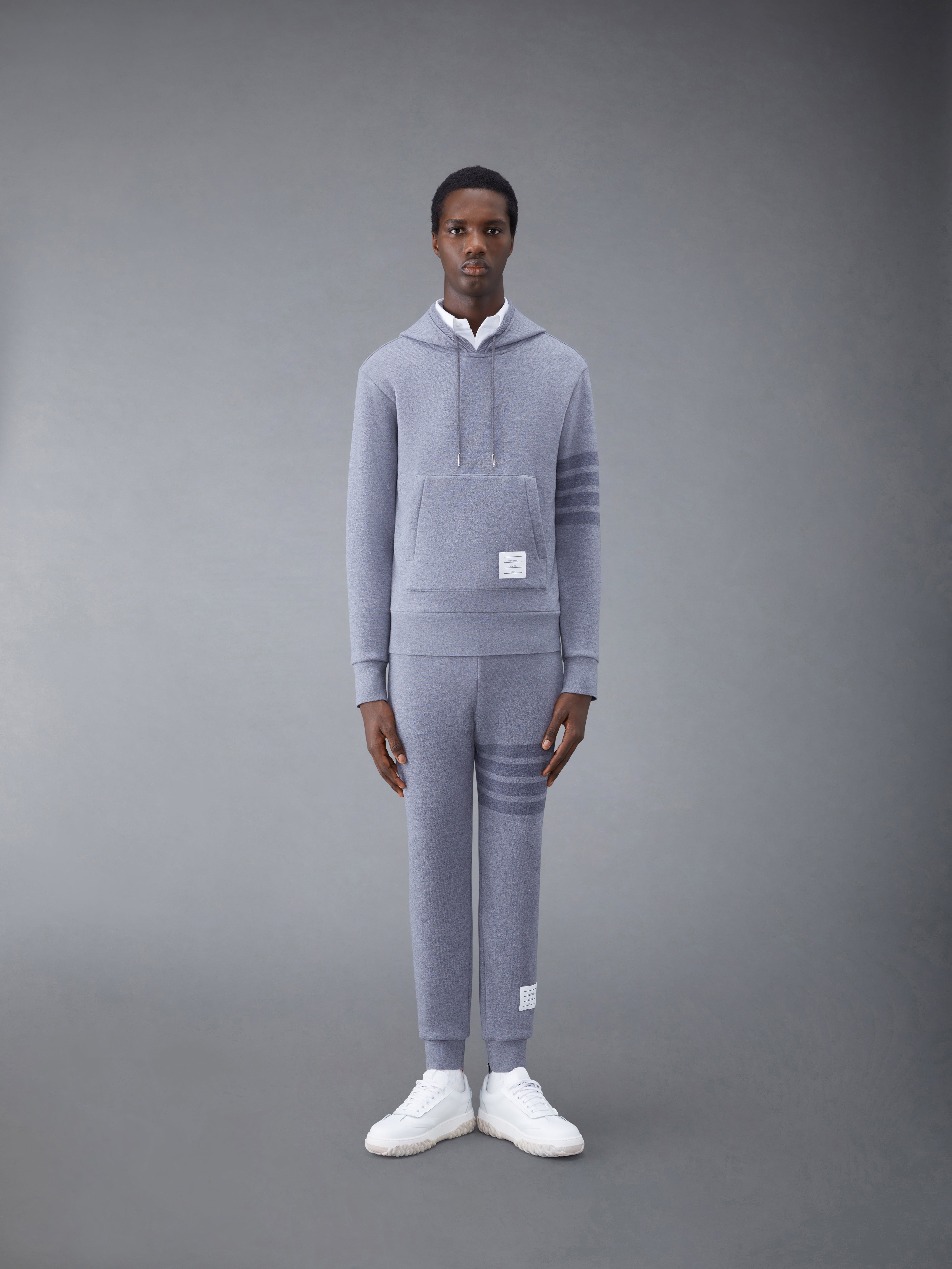 Wool Loopback 4-Bar Hoodie Pullover - 3