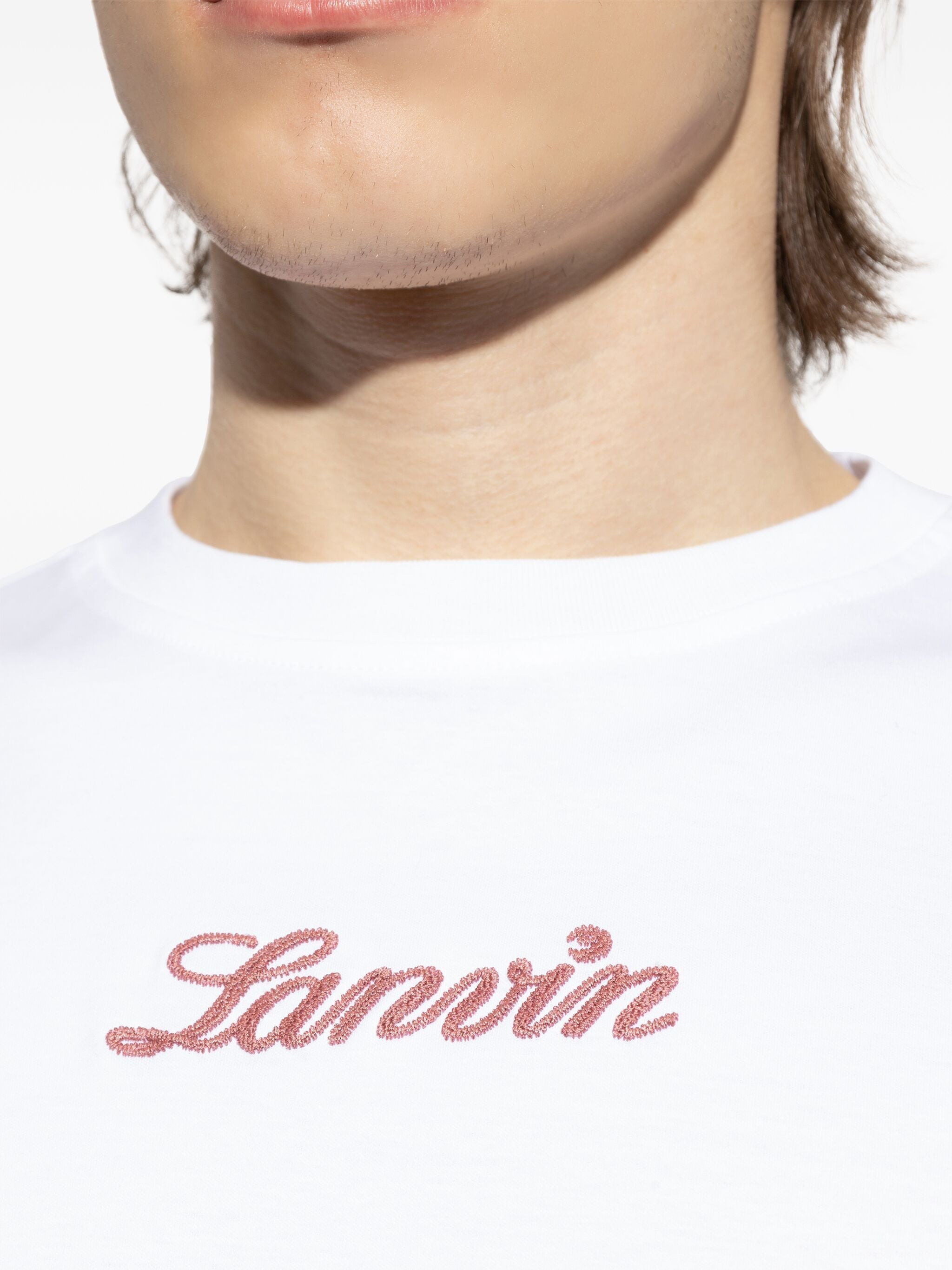 Lanvin Men Bouclette Script Logo T-Shirt - 2