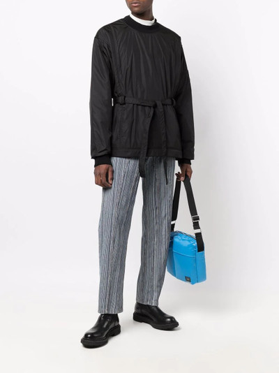 Ambush belted-waist long-sleeve sweatshirt outlook