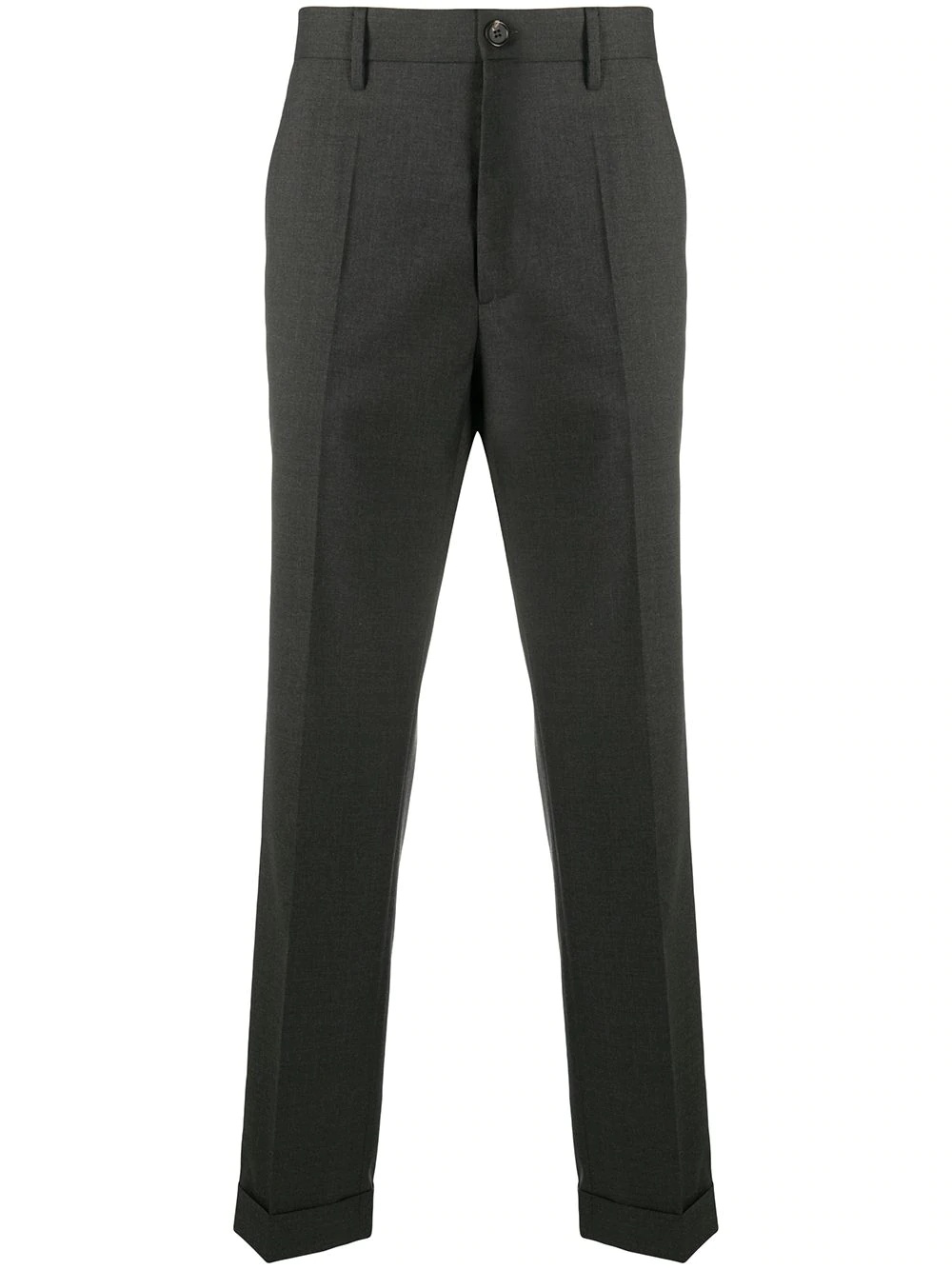 tailored straight-leg trousers - 1