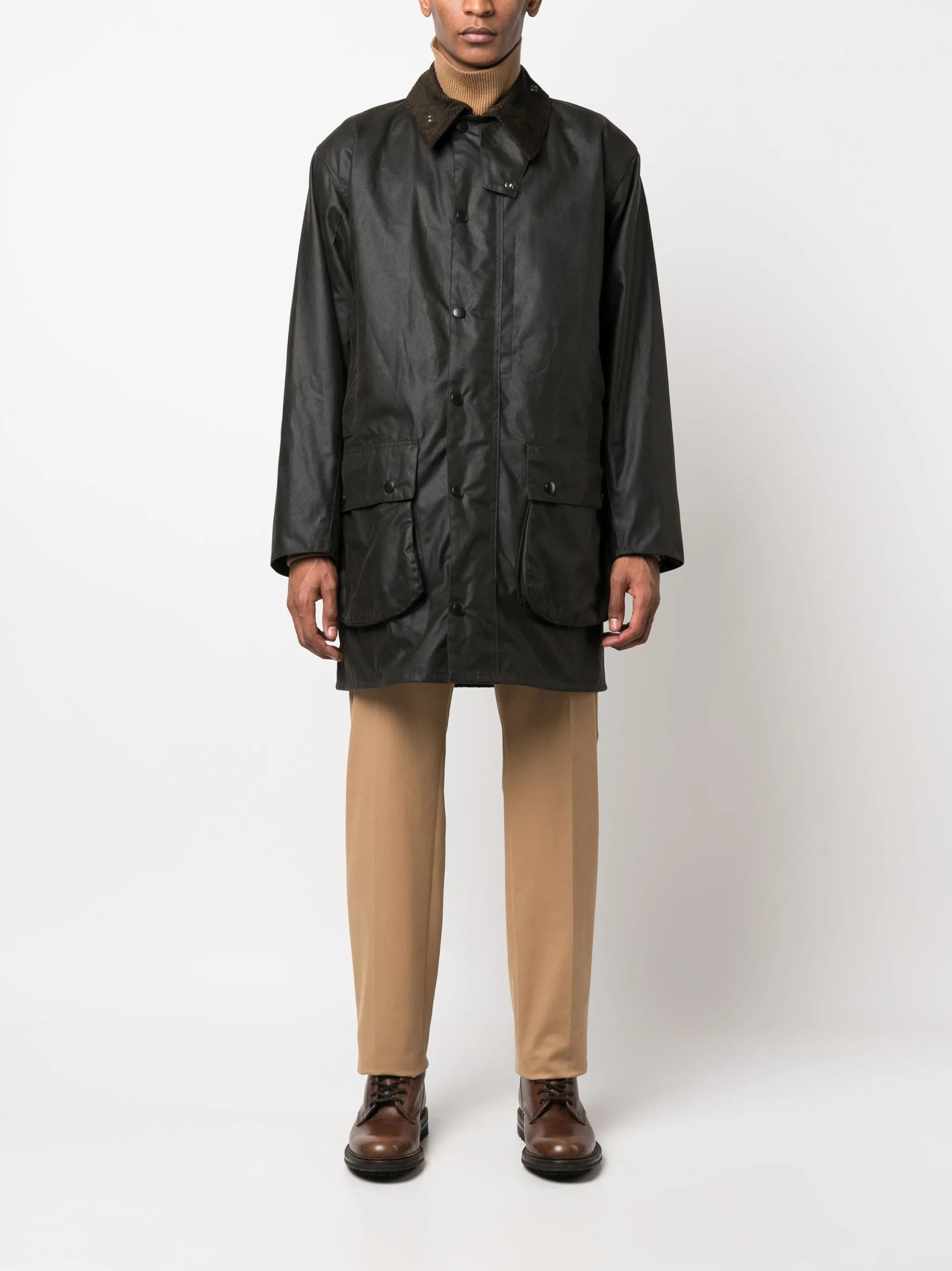 Barbour Northumbria® Constrast-collar Wax Jacket - 5