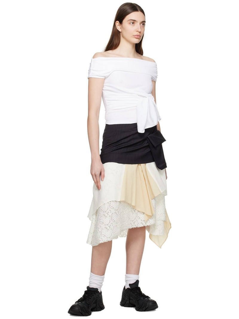 OPEN YY White Knotted T-Shirt outlook
